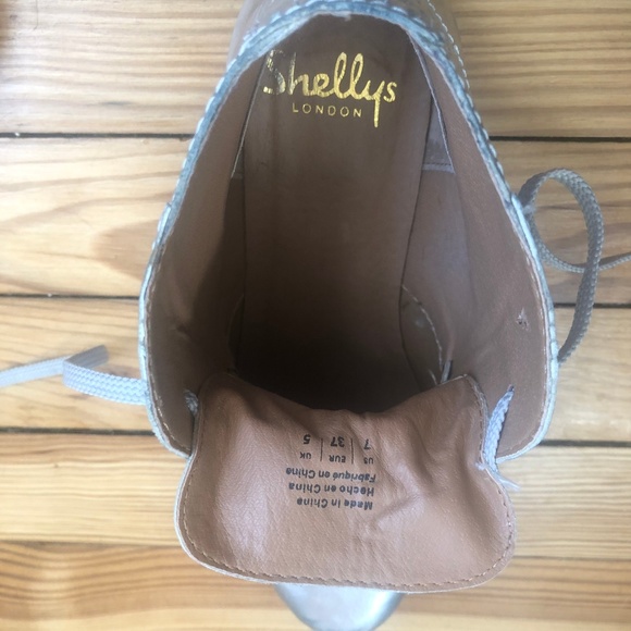 SHELLYS LONDON Silver Ankle Booties, size 7 - Picture 5 of 6